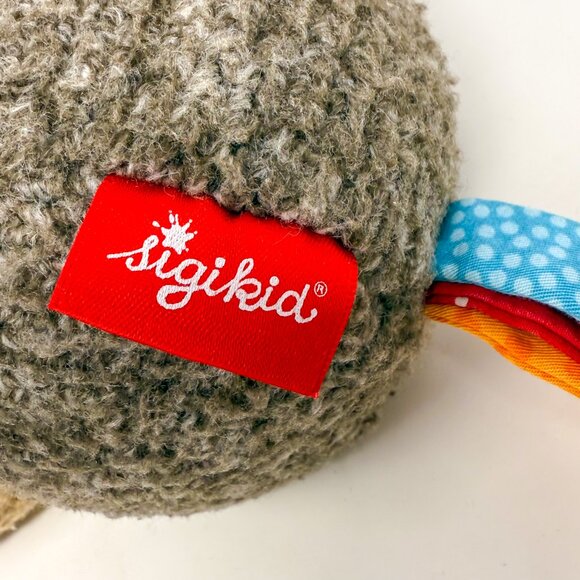 Sigikid Patchwork Horse Plush German Toy Stuffed Animal Knit Colorful 18” Lovie - Picture 9 of 11